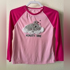 Koala Pink Pajama Top
